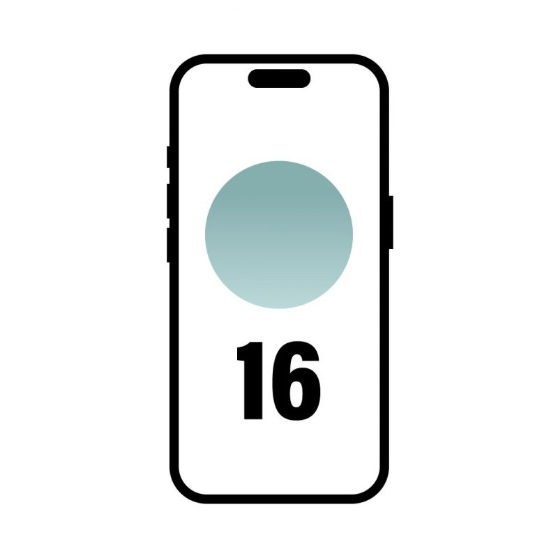 Smartphone Apple iPhone 16 256GB/ 6.1"/ 5G/ Verde Azulado