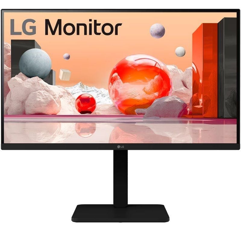 Monitor Profesional LG 24BA560-B 24"/ Full HD/ Multimedia/ Regulable en altura/ Negro