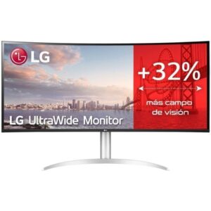 Monitor Profesional Ultrapanorámico Curvo LG 40WP95CP-W 39.7"/ 5K2K/ Multimedia/ Regulable en altura/ Plata