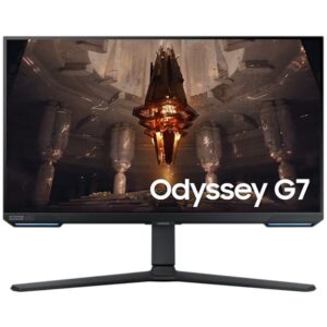 Smart Monitor Gaming Samsung Odyssey G7 S28BG700EP 28"/ 4K/ 1ms/ 144Hz/ IPS/ Multimedia/ Regulable en altura/ Smart TV/ Negro