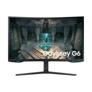 Smart Monitor Gaming Curvo Samsung Odyssey G6 S32BG650EU/ 32"/ QHD/ 1ms/ 240Hz/ VA/ Multimedia/ Regulable en altura/ Smart TV/ Negro