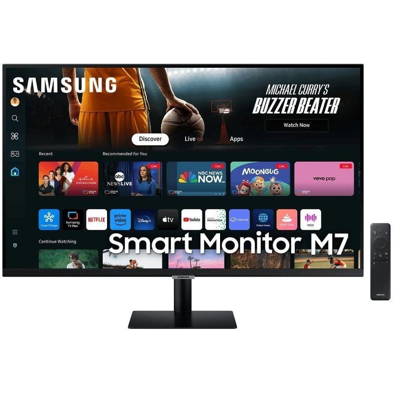 Smart Monitor Samsung M7 S32DM700UU 32"/ 4K/ Multimedia/ Smart TV/ Negro