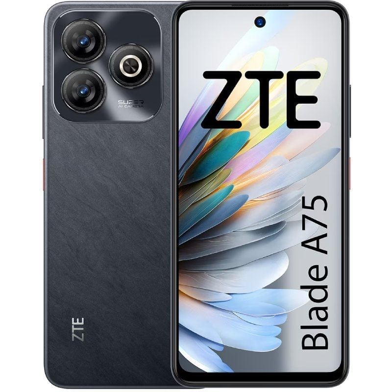 Smartphone ZTE Blade A75 4GB/ 256GB/ 6.6"/ Negro